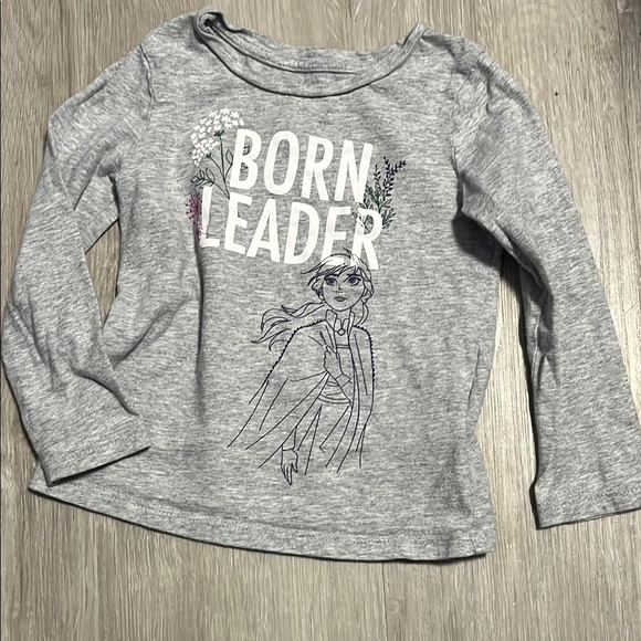 Disney Gray 'Born Leader' Kids Shirt 3T - Picture 1 of 1